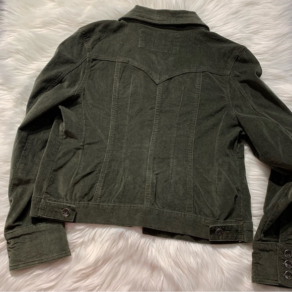 be-girl green corduroy classic fit fashion jacket size xl juniors - Picture 10 of 15